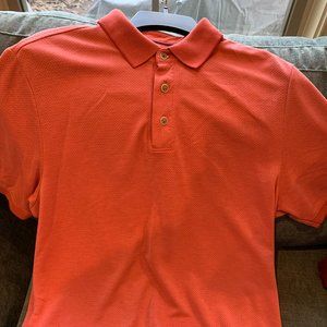 Tommy Bahama M, Peach/Pink Polo Shirt
